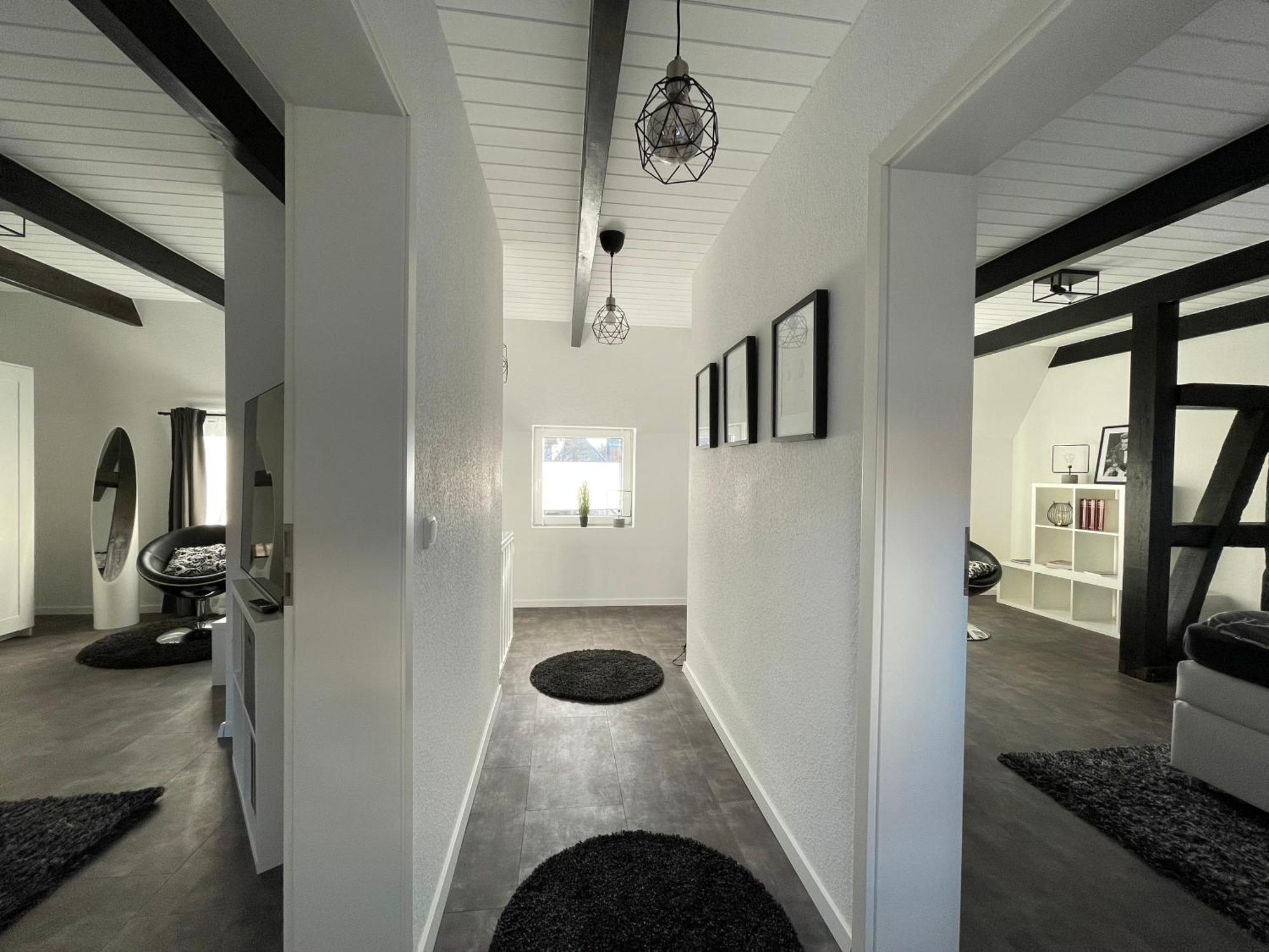 Fachwerkhaus Mit 2 Getrennten Schlafzimmern, Wohnzimmer Und Kueche Bückeburg المظهر الخارجي الصورة