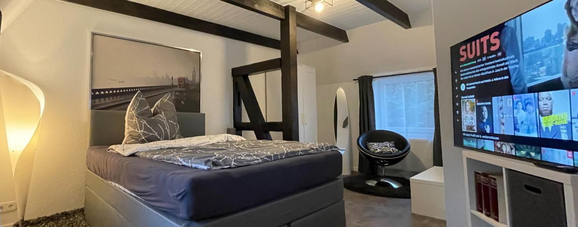 Fachwerkhaus Mit 2 Getrennten Schlafzimmern, Wohnzimmer Und Kueche Bückeburg المظهر الخارجي الصورة